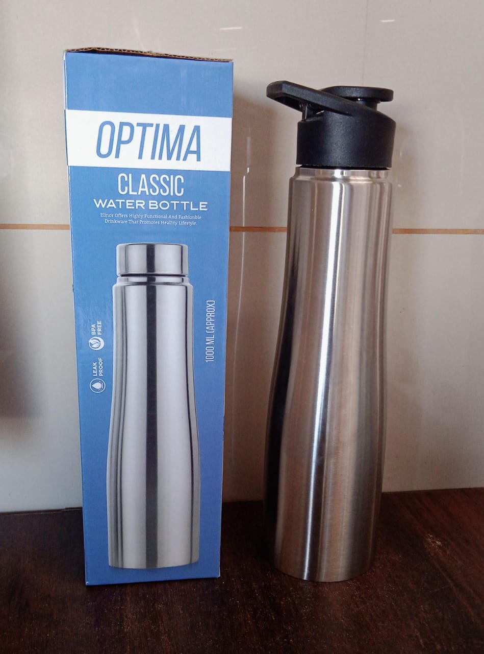 Stainless Steel Double Wall Vacuum-Insulated Drink Water Bottle (1000 ML) Stainless Steel Double Wall Vacuum-Insulated Drink Water Bottle (1000 ML)